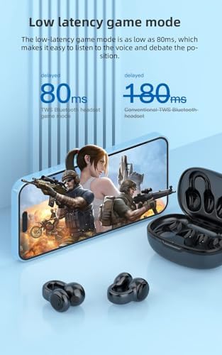 Ultimate Open Ear Wireless Sport Earbuds – Lightweight, Sweat-Resistant Headphones for Running, Cycling, and Driving – Stay Aware, Stay Safe with Superior Sound Quality and Comfort – Ideal for Active Lifestyles and Seamless Device Compatibility