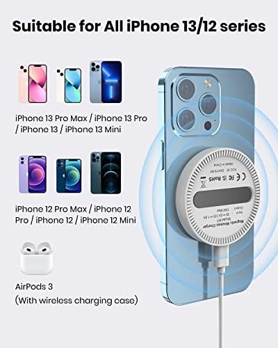 3-in-1 Wireless Charging Station for Apple Devices – Fast Charging Dock for i Phone 15/14/13/12 Pro Max, Apple Watch Series 8/7/SE/6/5/4/3/2, and Samsung Phones – Sleek Multi-Device Charger with Enhanced Safety Features and Compact Design