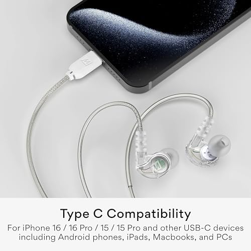 MEE audio M6 Sport Wired Earbuds – Premium Noise-Isolating Headphones with Dynamic Bass Sound, Sweatproof Design for Running and Workouts, Memory Wire Earhooks for Ultimate Comfort, 3.5 mm Jack Compatibility (Black) – Elevate Your Active Lifestyle with Unmatched Audio Quality