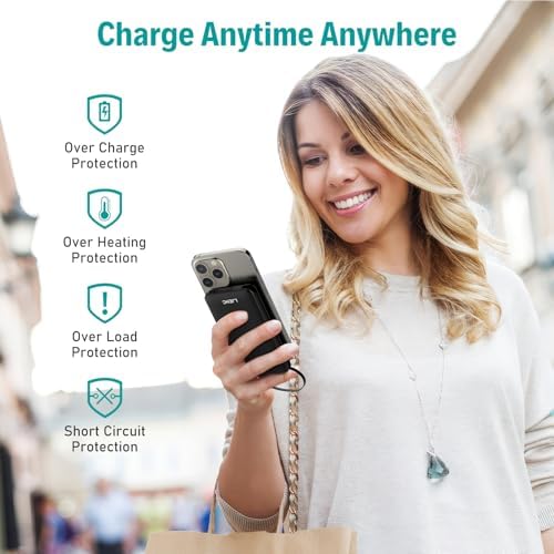 Ultra-Slim 10,000 m Ah Portable Power Bank with Integrated Charging Cables – Lightweight Multi-Device USB Type C Fast Charger for i Phone, Samsung, Android, and More – Ideal Travel Companion for Seamless Power on the Go