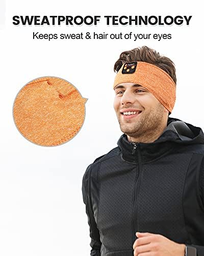 Fulext Bluetooth Sleep Headphones Headband – Ultimate Comfort for Side Sleepers, Thin HD Stereo Sound Quality – Ideal for Insomnia Relief and Travel Convenience – Perfect Gift for Men and Women – Enhanced Compatibility, Long-Lasting Battery Life for All Night Relaxation