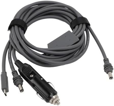 Zunate 3-in-1 Mini Cable for Mini Power, High Speed USB C/DC to DC/Car Charger Adapter Cord Replacement Cable, Accessories (20m) – Enhanced Compatibility and Speed
