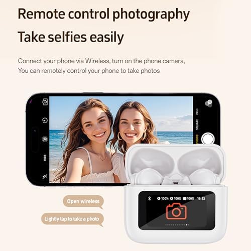 Next-Gen AI Translation Earbuds with Immersive HD Sound & Extended Battery Life – Bluetooth Headphones Featuring 3-in-1 Language Translation and Innovative LCD Touch Display for Effortless Global Connectivity – Ideal for Travelers and Professionals Seeking Seamless Communication and Exceptional Audio Quality