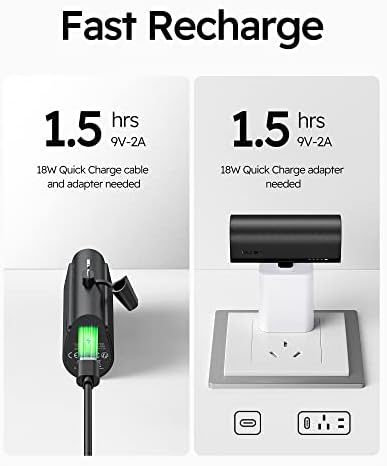 VEGER Ultra-Compact 5000 m Ah USB-C Power Bank – 20 W Fast Charging Mini Battery Pack for i Phone 16, Samsung Galaxy S25/S24/S23, Google Pixel, and More – Lightweight Travel Essential with Enhanced Safety Features