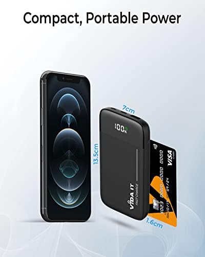 Ultimate 10,000 m Ah Power Bank for Heated Jackets & Accessories – Vida IT Ultra-Fast Charging USB-C Portable Charger with LED Display for i Phone & Samsung – Reliable Battery Pack for Cold Weather Adventures