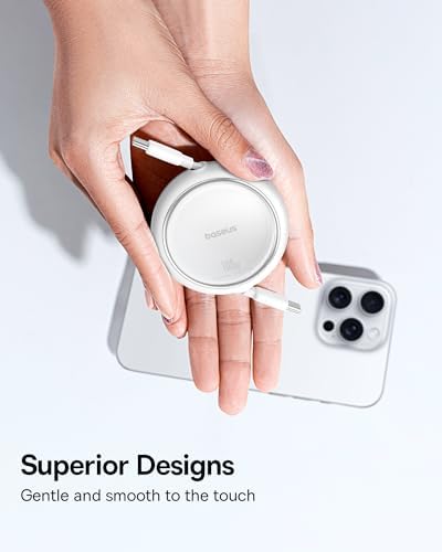 Baseus 100 W Retractable USB-C to USB-C Charging Cable – Versatile 6.6 ft Length with 7 Adjustable Stages for High-Speed Charging of i Phone 16/15 Pro Plus, Mac Book, i Pad Pro, Samsung S24/S23+ – Durable, Tangle-Free Solution for Home and Travel Charging Needs