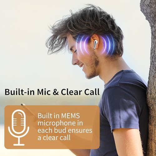 Monster N-Lite 203 Air Links Wireless Earbuds – Cutting-Edge Bluetooth 5.3 Audio with 30-Hour Playtime, Quick Charge Type-C, IPX6 Waterproof Protection, Touch Control for Effortless Music & HD Call Clarity – Perfect for Active Lifestyles