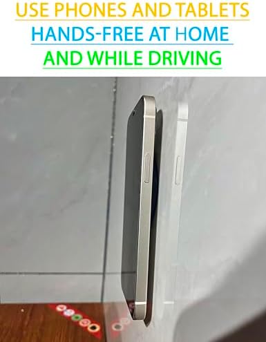 SALEX Mag Safe-Compatible Phone Mount Duo – Versatile Magnetic Holders for Dashboard, Wall, Fridge, or Truck – Ideal for i Phone 15, 14 Plus, 13 Pro Max, 12 Mini – Sleek Design with Enhanced Magnetic Strength for Ultimate Convenience and Safety – Effortless Installation for Hands-Free Navigation and Multitasking