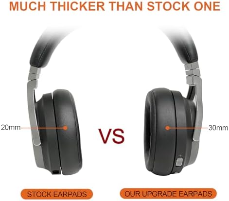 Premium Comfort Replacement Ear Pads for Corsair Virtuoso RGB Wireless SE XT Gaming Headset – Enhanced Memory Foam Cushions with Superior Breathability and Noise Isolation (Fabric Black) – Perfect for Long Gaming Sessions and Easy Installation