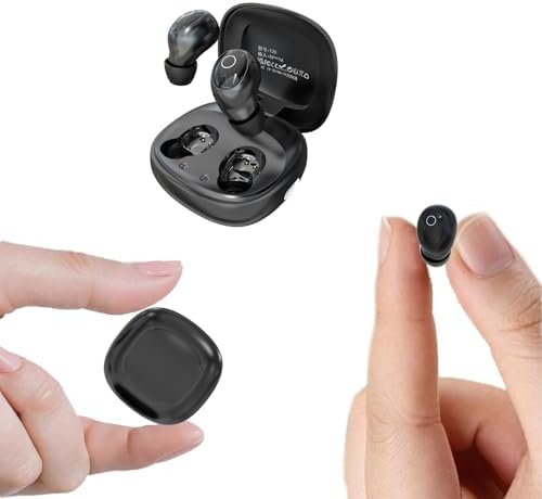 Compact Wireless Bluetooth Earbuds for Small Ears – Ideal for Side Sleepers with Weightless Comfort and Chic Purple Design – Effortless Connectivity for Exceptional Sound Quality and Discreet Listening Experience