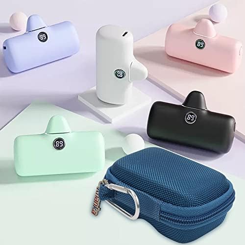 Khanka Premium Hard Travel Case for i WALK, Charmast, KKD, Abnoys, VEGER, Taegila Portable Chargers – Shockproof Storage Solution for 3350-8000 m Ah Power Banks (Blue) – Ultimate Protection and Organization on the Go