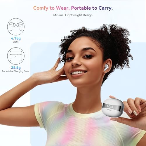 Premium Bluetooth 5.4 Wireless Earbuds – Elevate Your Sound Experience with Hi-Fi Stereo Audio, Deep Bass, and Advanced Noise Cancellation – 40-Hour Playtime, IPX7 Waterproof for Sports & Daily Use – Seamless Compatibility with Android & i Phone