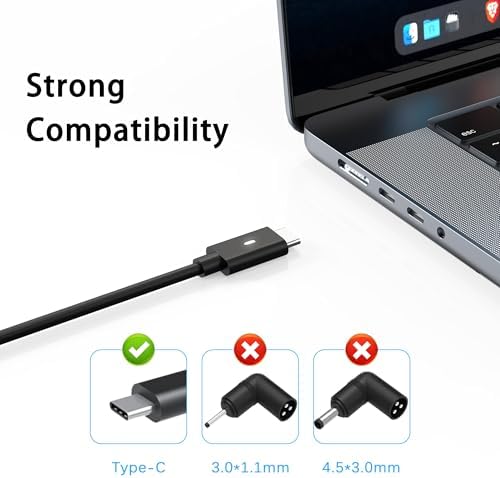 Ultra-Fast 130 W USB-C Charger for Dell XPS & Precision Laptops – Lightweight Power Adapter with Advanced Safety Features for Effortless Travel & Reliable Performance