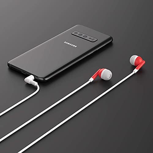 Maeline 100-Pack Bulk Earbuds with 3.5 mm Connector – Multi-Color Stereo Earphones for Schools, Events, and Promotions – Superior Sound Quality and Comfort for Everyday Use