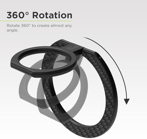 Magnetic Phone Grip Ring Stand for i Phone 16 Series – Premium Gold Kickstand Holder for Mag Safe Compatibility – Effortless Attachment for Hands-Free Streaming & Meetings – Versatile Design with Metal Stickers for Non-Mag Safe Phones – Lifetime Warranty & 30-Day Money Back Guarantee