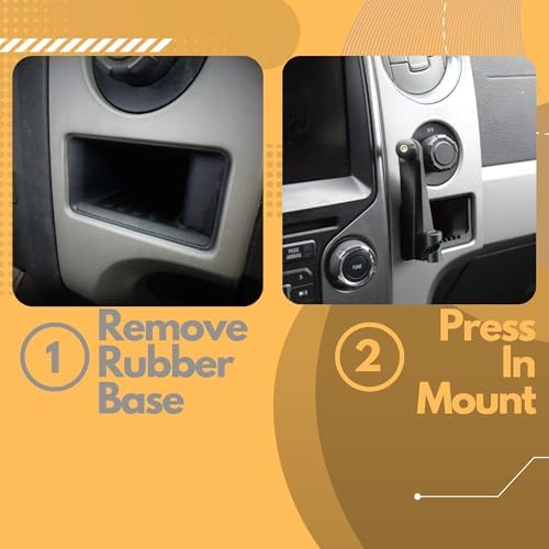 Phone Holder for Ford F-150 2009-2014, Lincoln Mark LT 2010-1014 – Custom Fit in Dash Pocket Phone Mount – Enhanced Compatibility and Speed
