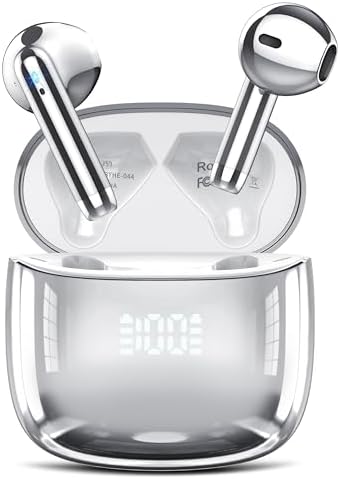 Kicoeon Premium Wireless Earbuds – 48-Hour Uninterrupted Playtime, Advanced IPX7 Waterproof Rating, Next-Gen Bluetooth 5.4 for Seamless Connectivity, Enhanced Call Clarity with Quad Microphone System, Elegant Beige Design Tailored for Active Lifestyles, Fully Compatible with Android & i OS Devices