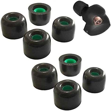 Premium Memory Foam Eartips for Sony WF-1000 Series – Superior Comfort & Noise Isolation Replacement Tips for WF-1000 XM4, XM5, XM3, SP900, XB700, WI-1000 X – 3 Pairs in Classic Black for Enhanced Audio Experience and Compatibility