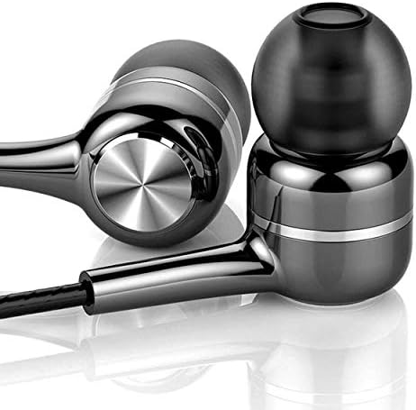 YNR Premium Noise-Isolating Wired Earbuds with Microphone and Volume Control – 4 Pairs of In-Ear Headphones for Crystal Clear Audio on i Phone, i Pad, Samsung, Google Devices (3.5 mm Jack) – Ideal for Students and Professionals Seeking Superior Sound Quality and Comfort