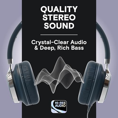 ARTIX CL750 USB C Wired Headphones – Superior Noise-Isolating On-Ear Earphones with Built-In Mic & Volume Control for i Phone 15-16 & Samsung Devices – Effortless Plug-and-Play Setup with Enhanced Comfort and Exceptional Sound Quality