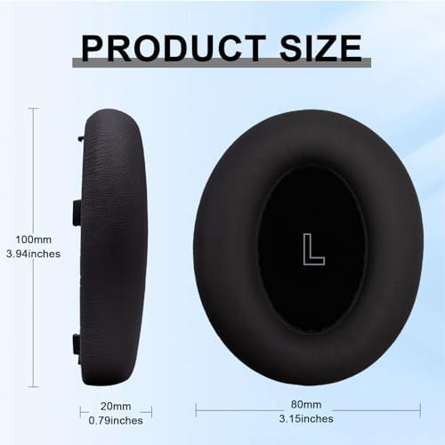 Upgrade Your Listening Experience with Premium Ear Cushions for Bose Quiet Comfort Ultra Wireless Headphones – Luxurious Memory Foam Ear Pads for Optimal Comfort, Superior Sound Isolation, Effortless Installation, and Sturdy Design in Elegant White – Ideal Accessories for Audiophiles and Content Creators