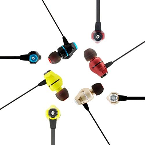 High-Resolution Dual Driver Hybrid Earphones with Mic – Superior In-Ear Sound Experience for Smartphones, PCs & Tablets – Tangle-Free Flat Noodle Cable – Lightweight Comfort & Dynamic Bass – Premium Audio Quality in Vibrant Yellow