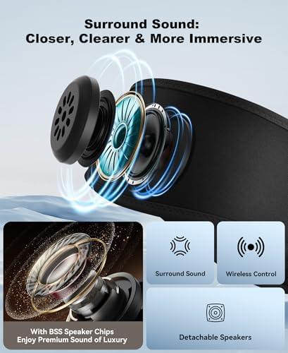 MUSICOZY Bluetooth 5.4 Sleep Headband Headphones – Ultimate Wireless Comfort for Sleep, Workouts, and Travel – The Perfect Gift for Active Lifestyles with Rapid Pairing and Sweatproof Design