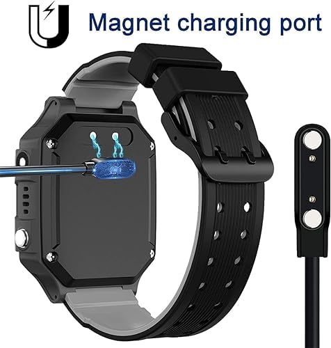 Universal Magnetic Smart Watch Charger 2-Pack – Fast Charging Cable for 7.5 mm to 8 mm Pin Spacing – Reliable Smartwatch Accessories for Effortless Power Up and Enhanced Compatibility