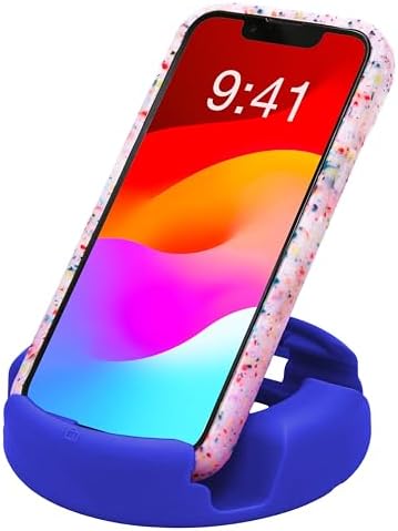 GoDonut Plus+ Phone Stand – Portable Mount Accessory – Charging Port Access – Compatible with Tablet, iPhone 16 15 14 Pro Max Android & Most Smartphones – Teal – Enhanced Compatibility and Speed