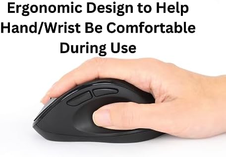 Enhance Your Productivity with the MANHATTAN Wireless Compact Travel Mouse – Versatile 2.4 GHz RF Connection, Adjustable 800/1200/1600 DPI, Six Customizable Buttons, USB-A & USB-C Dual Receiver for Ultimate Compatibility – Perfect for Laptops, PCs & On-the-Go Professionals – Backed by a 3-Year Warranty for Peace of Mind