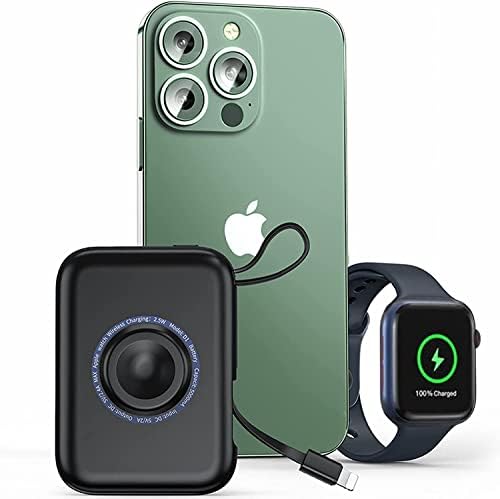 HUOTO Ultra-Compact 5000 m Ah Portable Charger – Premium Power Bank for i Phone 14/13/12/11/8/7/6 & Apple Watch Series 1-9 – Fast Charging, Lightweight, and Versatile Charging Solution for On-the-Go Lifestyle