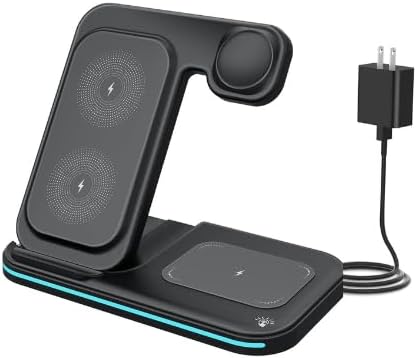 Ultimate 3-in-1 Wireless Charging Hub for i Phone, Android, Apple Watch & Air Pods – 18 W Fast Charge, LED Status Light, Compact Design for Streamlined Power Solutions Ultimate 3-in-1 Wireless Charging Hub for i Phone, Android, Apple Watch & Air Pods – 18 W Fast Charge, LED Status Light, Compact Design for Streamlined Power Solutions