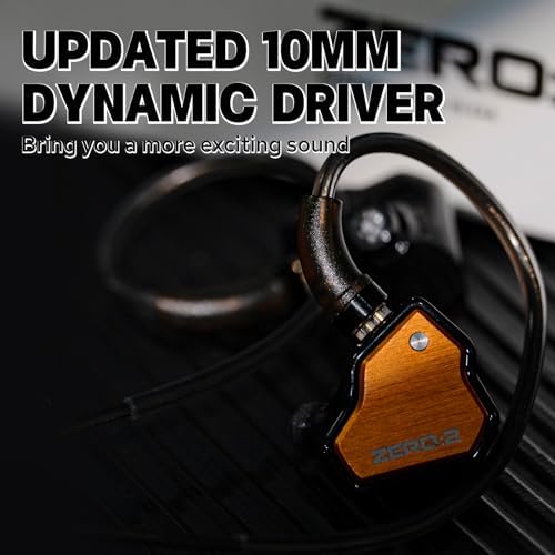 Elevate Your Sound Experience with Linsoul 7 Hz x Crinacle Zero Wired IEM: Premium 10 mm Dynamic Driver Earbuds with OFC Cable & Microphone – Ideal for Gamers and Audiophiles – Stylish Blue Design for Ultimate Comfort and Versatility