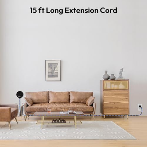 Stylish 25 ft Rose Pink Extension Cord by NTONPOWER – Flat Plug Power Strip with 3 AC Outlets & 2 USB Ports, Versatile Wall Mount Charging Station for Home, Dorm, or Office – ETL Certified for Enhanced Safety and Performance