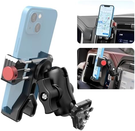 EASEORD Magnetic Wireless Car Charger Vent Mount for Ford F150 & F-Series (2021-2025) – Fast 15 W Mag Safe Charging for i Phone 15/14/13/12 – Stay Connected Safely on the Road with Enhanced Stability and Easy Installation