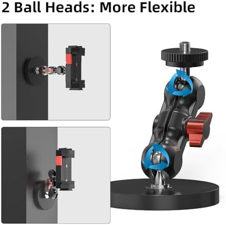 Ultimate Heavy-Duty Gym Magnetic Phone Mount Holder – Secure Clamp for i Phone 16/15/14/13/12 Pro Max & Universal Smartphones – 360-Degree Rotation for Enhanced Workout Efficiency and Hands-Free Access – Durable Magnetic Grip for Fitness Enthusiasts