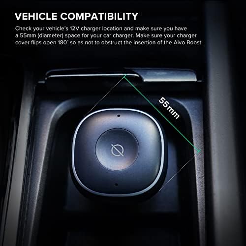 Revolutionize Your Road Trips with the i Ottie Aivo Boost Car Charger – Dual Port USB-C PD and USB-A QC for Lightning-Fast Charging, Alexa Integration for Voice-Control Convenience, Compatible with Apple, Android, and Google Devices, Compact Design for Effortless Use in Any Vehicle
