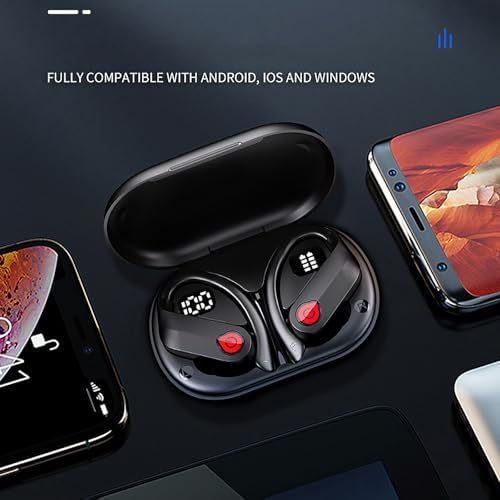 Transform Your Audio Experience: Cutting-Edge True Wireless Bluetooth V5.4 Earbuds with Unrivaled 100-120 Hours of Playtime, Waterproof Durability, and Superior Noise Cancellation – Ideal for Fitness Fanatics and Active Lifestyles