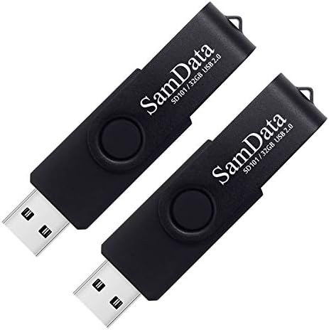 Maximize Your Storage with 128 GB USB Flash Drives 2 Pack – High-Speed Thumb Drives with LED Indicator for Effortless Data Backup and Transfer (Black) Ideal for Windows and Mac Compatibility