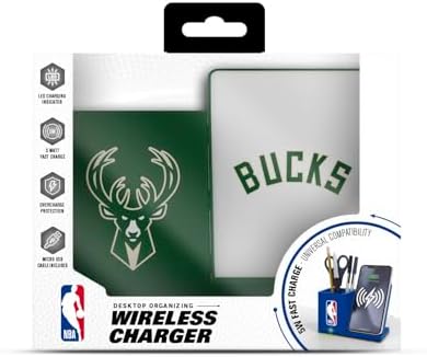 SOAR Smart Wireless Charger & Stylish Desktop Organizer – Fast 10 W Charging for Qi-Enabled Devices, Clutter-Free Workspace Solution with Built-in Storage and Safety Features