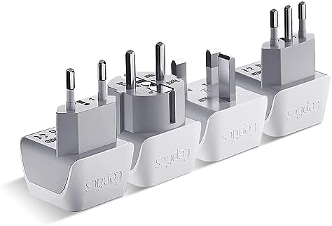 Ultimate Universal Travel Adapter: 35 W Fast Charging Power Converter with PD & QC 3.0, Dual USB-C & Triple USB Ports for Seamless Global Connectivity – Compatible with Type A, C, G, I Outlets for Effortless Charging Across EU, US, UK & Beyond – Perfect Travel Companion for Modern Explorers