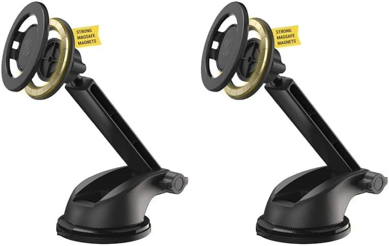Revolutionize Your Driving Experience with Scosche Magic Mount™ SMSCUP – Adjustable Gooseneck Magnetic Phone Holder for Car, Compatible with i Phone 16-12 Series & Android Devices, Mag Safe Technology, Effortless Hands-Free Navigation, Secure Cup Holder Fit, Effortless Installation