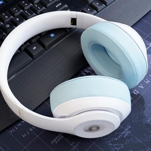 GVOEARS Premium Replacement Ear Pads for Beats Studio 2 & 3 – Ultra-Comfort Memory Foam Cushions with Strong 3 M Adhesive for Reliable Fit – Titanium Grey – Revitalize Your Audio Experience with Enhanced Noise Isolation and Seamless Compatibility
