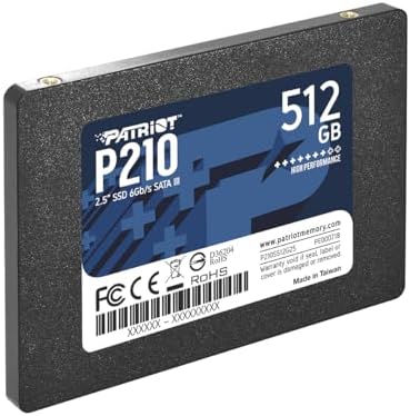 Transform Your Computing with Patriot Memory P210 128 GB SATA III SSD – Ultra-Fast 2.5 Inch Internal Drive for Gamers and Creative Professionals Seeking Unmatched Performance and Reliability