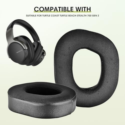 Upgrade Your Gaming Comfort with Premium Cooling Gel Memory Foam Ear Pads for Turtle Beach Stealth 700 Gen 2 & MAX – Easy Install Replacement Cushions for Enhanced Performance and Longevity, Designed for Gamers Seeking Ultimate Sound Clarity and Comfort