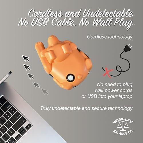 Stay Productive with the Ultimate Laptop Trackpad Jiggler – 6-Month Battery Life, Cordless Convenience, and Undetectable Functionality – Ideal for Professionals and Cat Owners – Effortlessly Keep Your Touchpad Active and Laptop Awake – Mechanical Mouse Mover with Easy ON/OFF Switch – Perfect for Meetings, Presentations, and Breaks – Enhance Your Laptop’s Performance with This Must-Have Accessory (Not Compatible with De II Models)