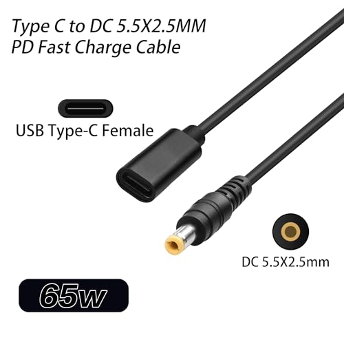 Ultimate 65 W USB-C to DC Adapter Cable with 10 Interchangeable Connectors – Universal Power Charging Solution for Laptops and Gadgets – Compact and Portable Design for Travel – Fast, Safe, and Versatile Charging for Multiple Devices – Compatible with Major Brands Including Dell, HP, Lenovo, and More – Efficient Power Transfer with Built-in PD Trigger Chip and Robust Cable Construction – Ideal for Laptops, Bluetooth Speakers, Routers, and Small Electronics – Perfect for On-the-Go Professionals and Tech Enthusiasts – Simplify Your Charging Needs with One Cable Solution – Lightweight and Easy to Carry for All Your Power Requirements