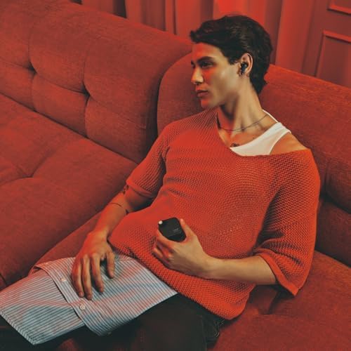 Discover the CMF Buds 2 Wireless Earbuds – Next-Gen Bluetooth Headphones with Superior 48 d B Hybrid Active Noise Cancellation for Uninterrupted Sound, Enhanced Dynamic Ultra Bass for Immersive Audio Pleasure, and an Impressive 55-Hour Battery Life for Long-Lasting Listening Adventures. Equipped with Six High-Definition Microphones for Exceptional Call Clarity and Seamless Chat GPT AI Integration for Effortless Voice Commands, these Trendy Light Orange Earbuds are Perfect for Active Lifestyles. With an IP55 Water-Resistant Rating, Enjoy All-Day Comfort and Durability, Making the CMF Buds 2 Your Ultimate Audio Companion for Music, Calls, and Beyond. Elevate Your Audio Experience Today!