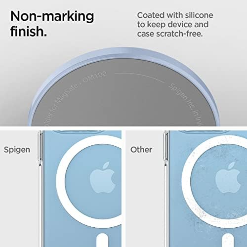 Spigen O-Mag Magnetic Phone Holder Grip for Mag Safe – Enhanced 360-Degree Rotation and Anti-Scratch Design for i Phone 16, 15, 14, 13, 12 Series & Galaxy S25/S24/S23 – Versatile Kickstand & Slip-Free Grip in Sleek Black (OM100) – Ultimate Compatibility with Magnetic Cases