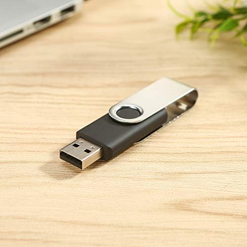 Alihelan 8 GB USB Flash Drive 5 Pack – Vibrant Swivel Memory Sticks with LED Indicator for Seamless Data Transfer, Ideal for Personal and Professional Use – USB 2.0 Portable Storage in Black, Red, Purple, Yellow, and White – Perfect for Easy File Sharing and Backup